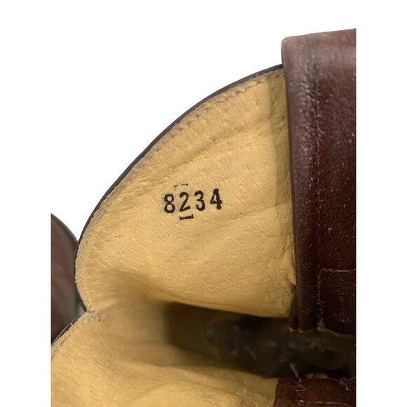 Dan Post Mens Milwaukee Leather Cowboy Boots Size 7.5 EW Mexico G10647 - Picture 5 of 13